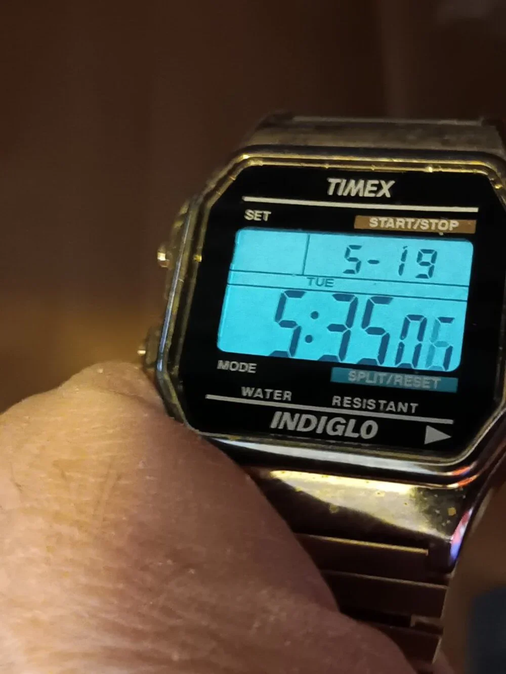 VINTAGE 2000 Timex T78677 (Module 739) Men's 35mm x 39mm Digital Watch NEW BATT